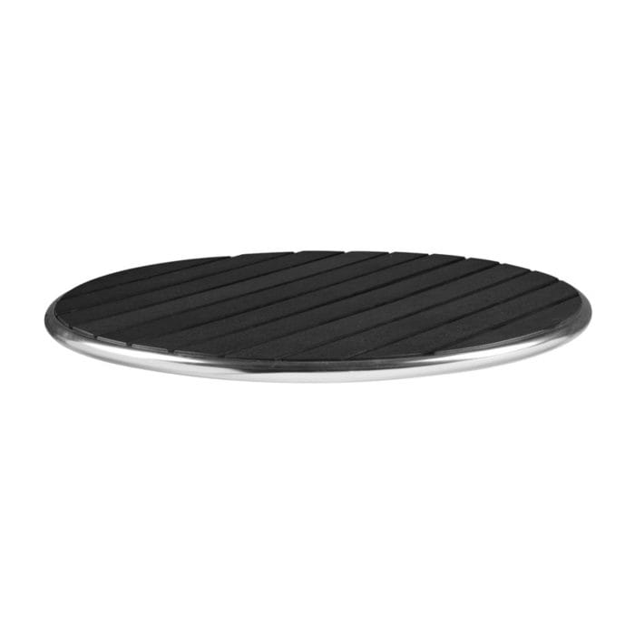 New LIKEWOOD Black 800mm Dia Round Table