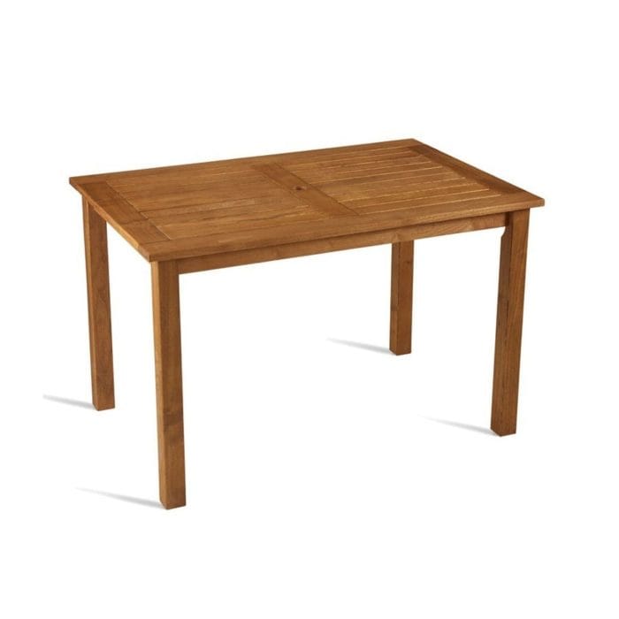 New MORE Robinia Wood Canteen Cafe 4 Seater Table