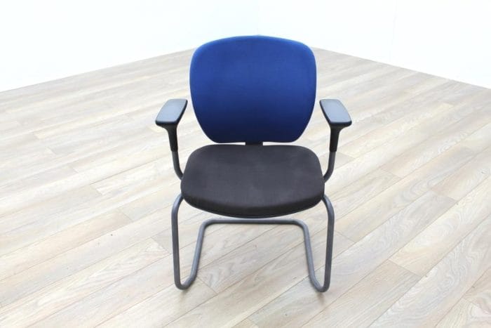 Orangebox Joy-06 Blue/Black Fabric Office Meeting Chairs