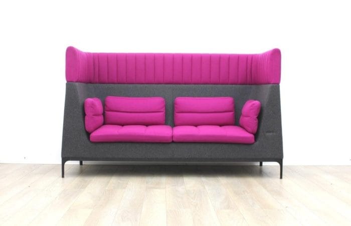 Pink Allermuir receptions sofas