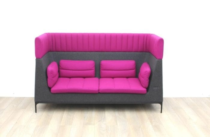 Pink Allermuir receptions sofas