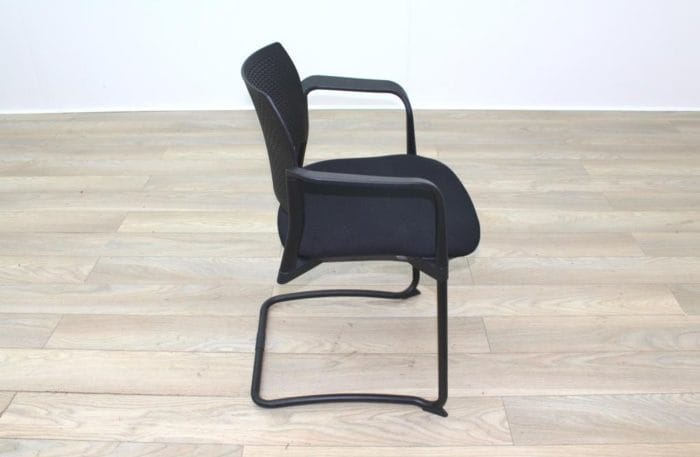 Torasen Polymer Back Black Fabric Seat