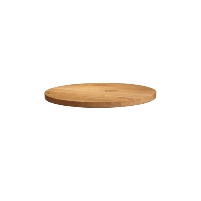 New Unfinished Character Superior Grade Oak 600mm Round Table Top